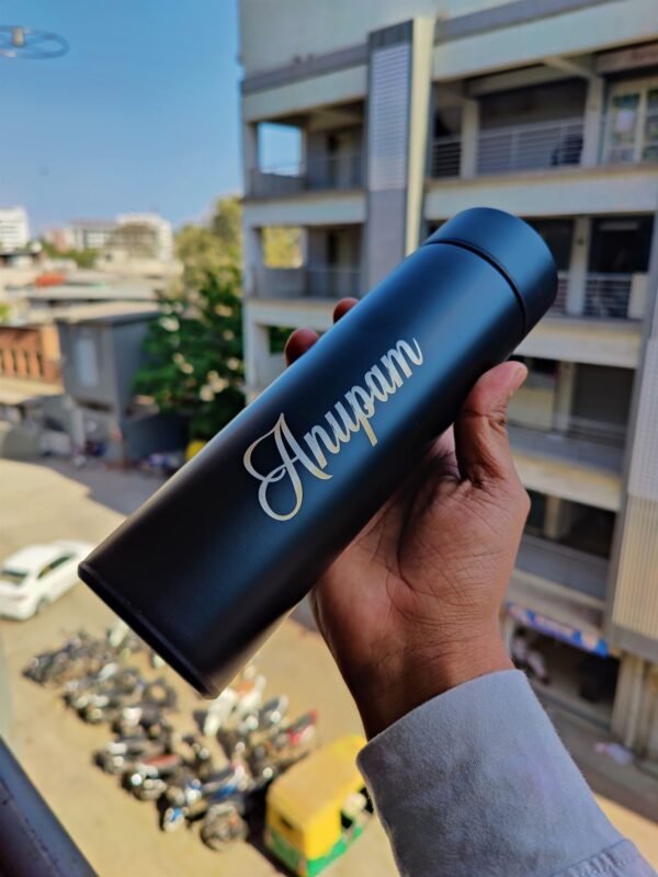 Black Temperature Bottle
